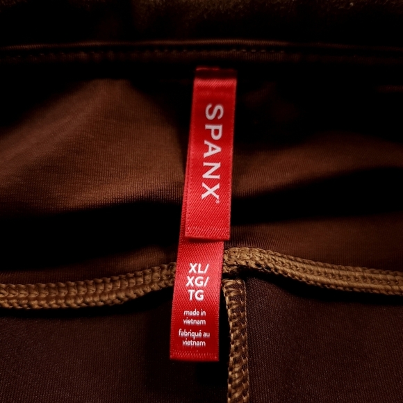 SPANX High Waisted Faux Suede Leggings Sz XL - Picture 4 of 8